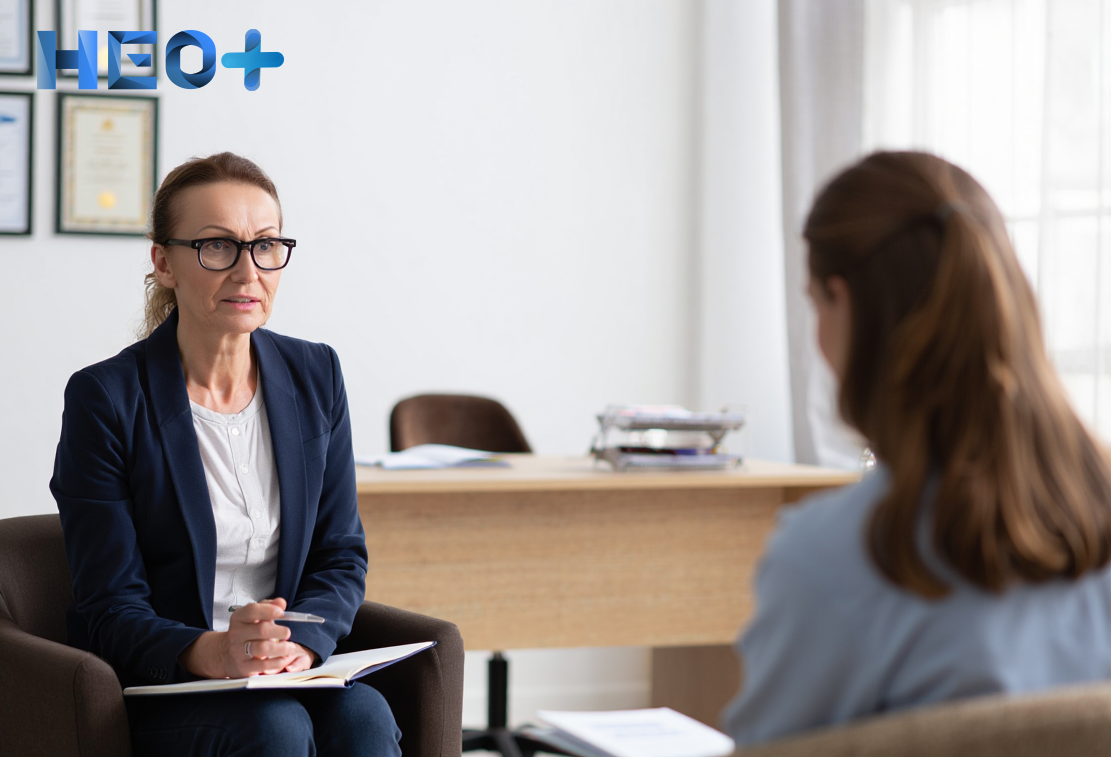 Пациентка на сессии у психотерапевта